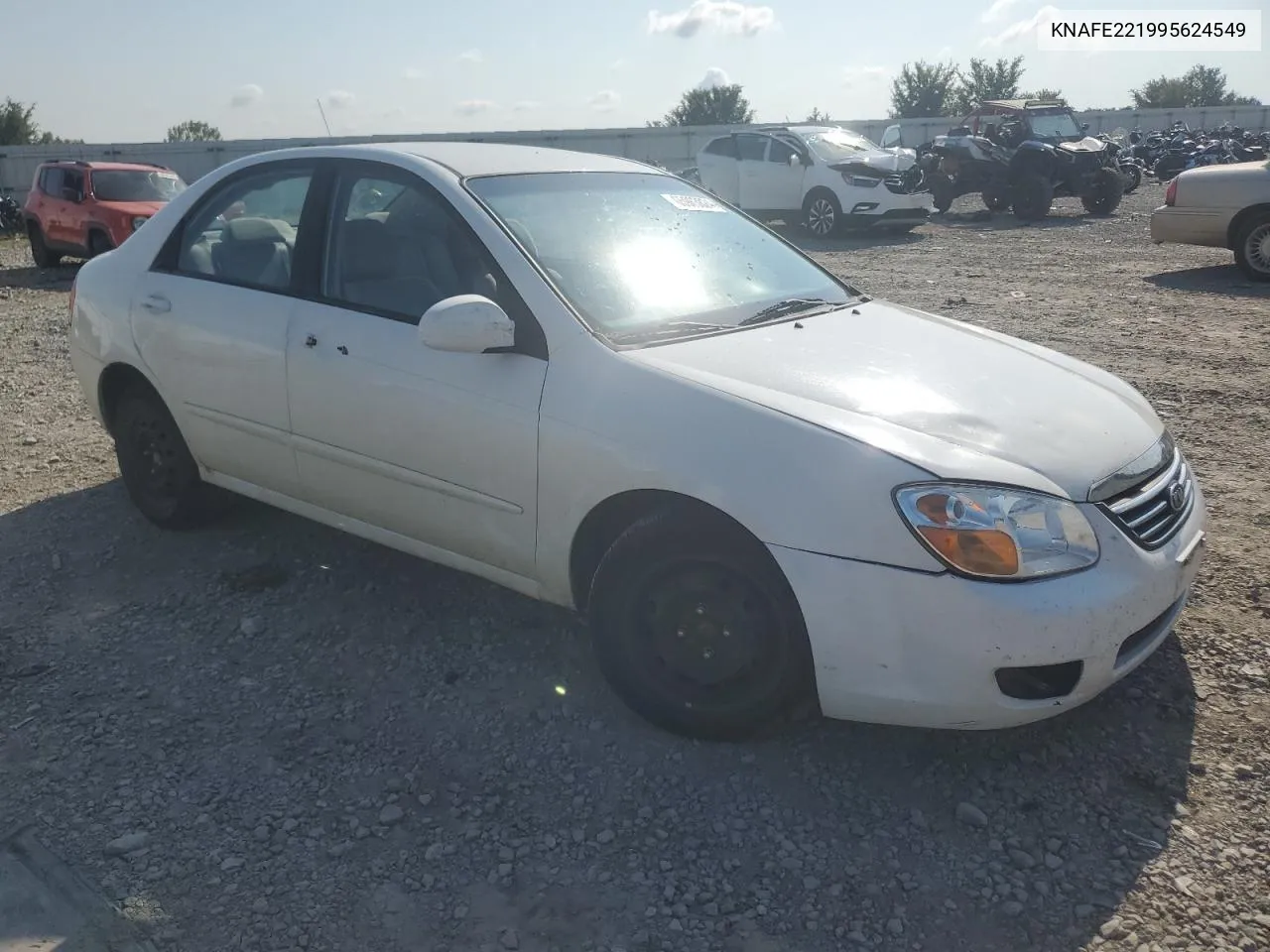 2009 Kia Spectra Ex VIN: KNAFE221995624549 Lot: 65963824