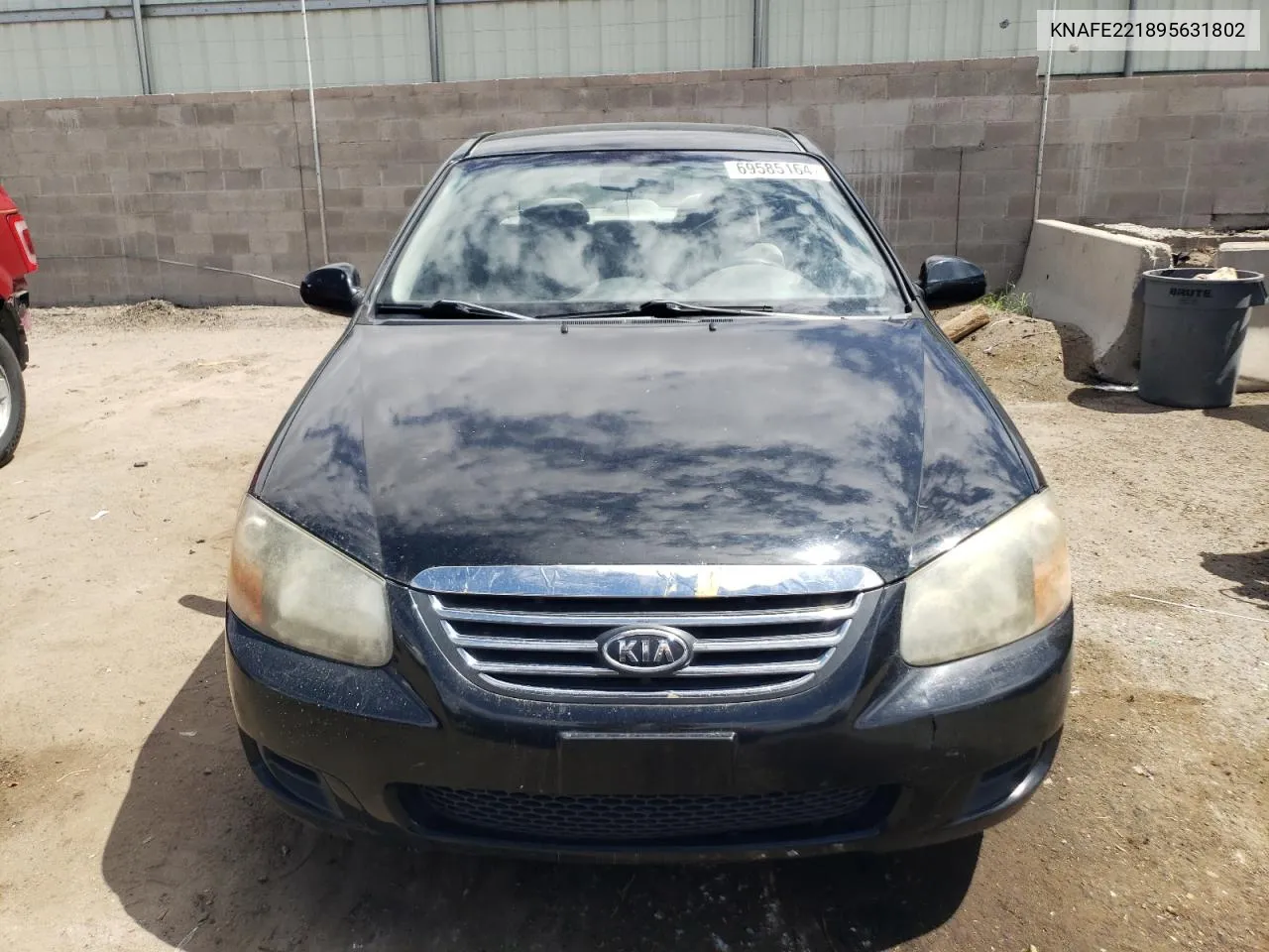 2009 Kia Spectra Ex VIN: KNAFE221895631802 Lot: 69585164