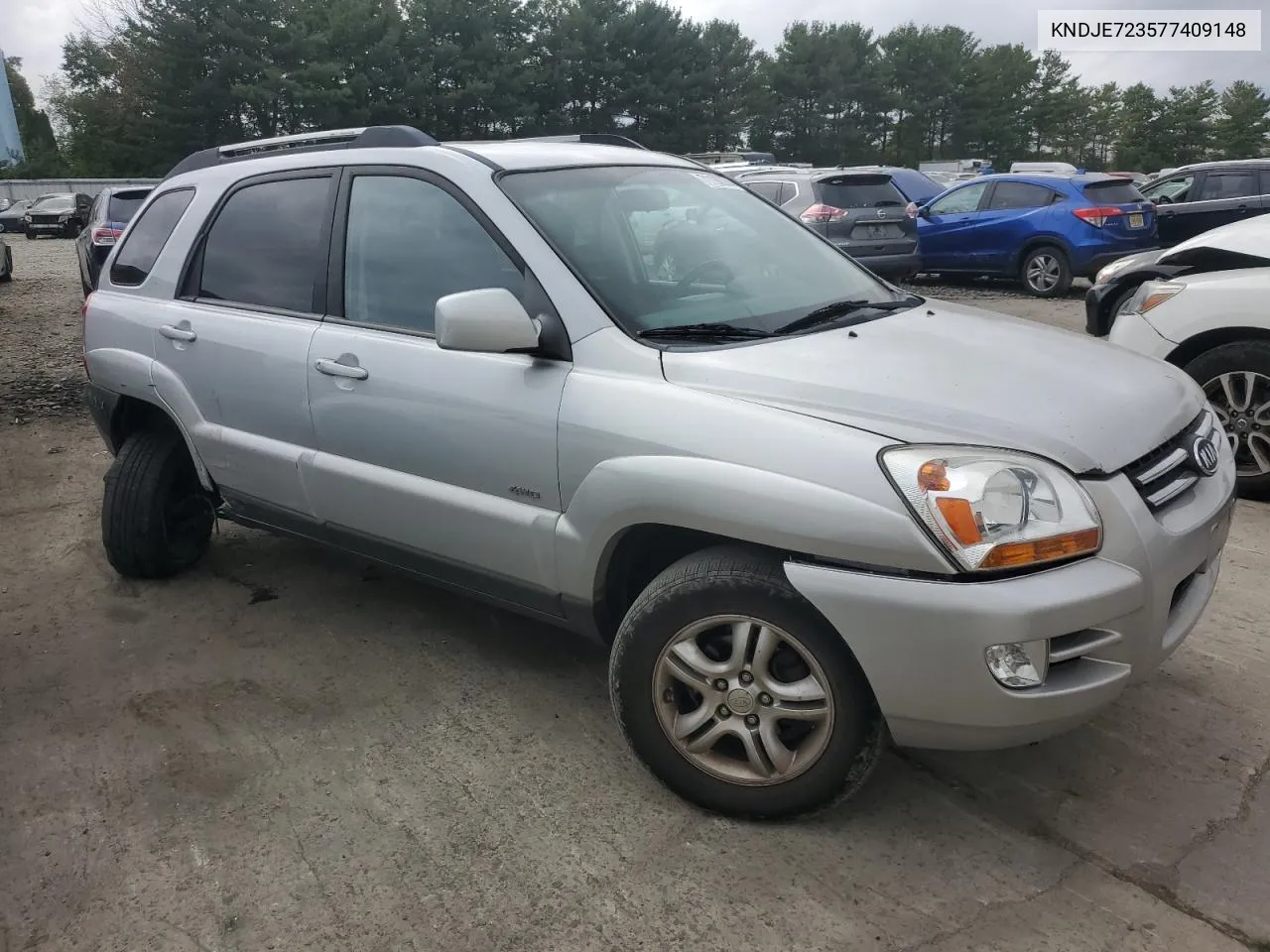 2007 Kia Sportage Ex VIN: KNDJE723577409148 Lot: 71198334