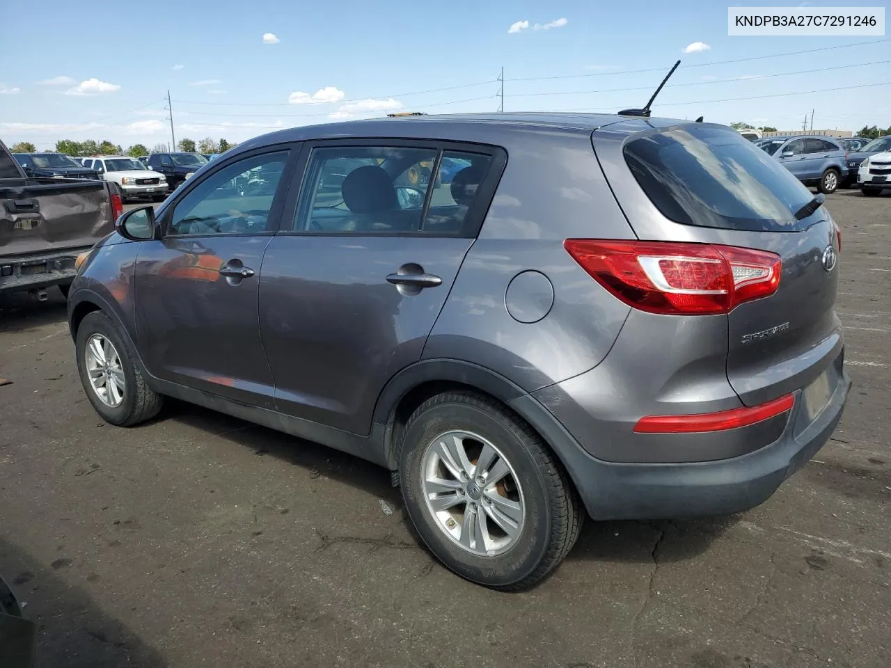 2012 Kia Sportage Base VIN: KNDPB3A27C7291246 Lot: 70040094