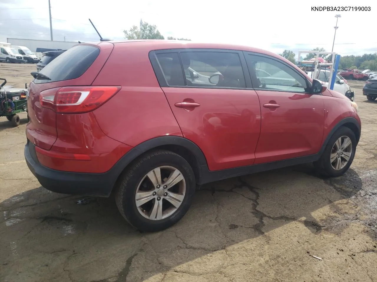 2012 Kia Sportage Base VIN: KNDPB3A23C7199003 Lot: 70278064