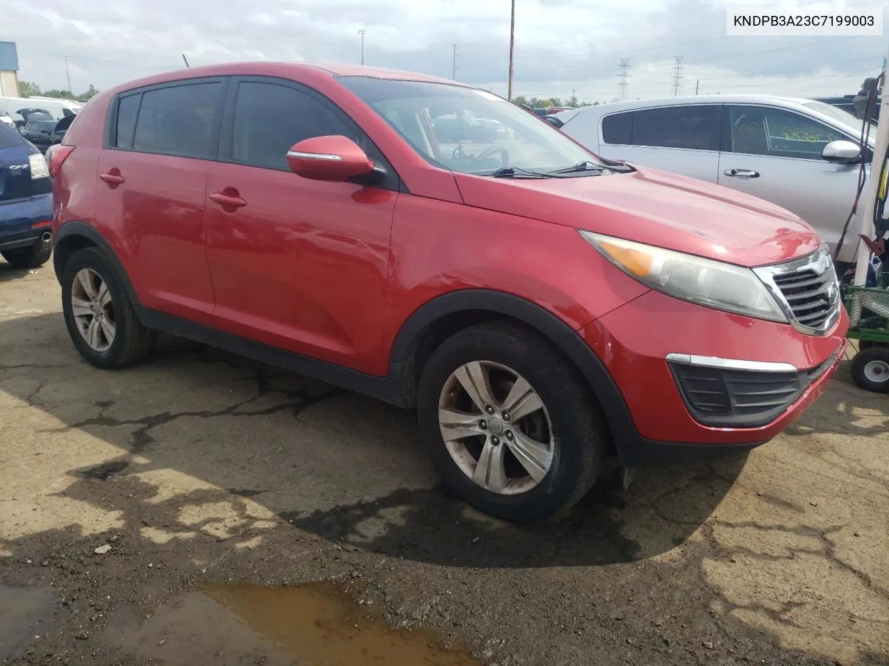 2012 Kia Sportage Base VIN: KNDPB3A23C7199003 Lot: 70278064