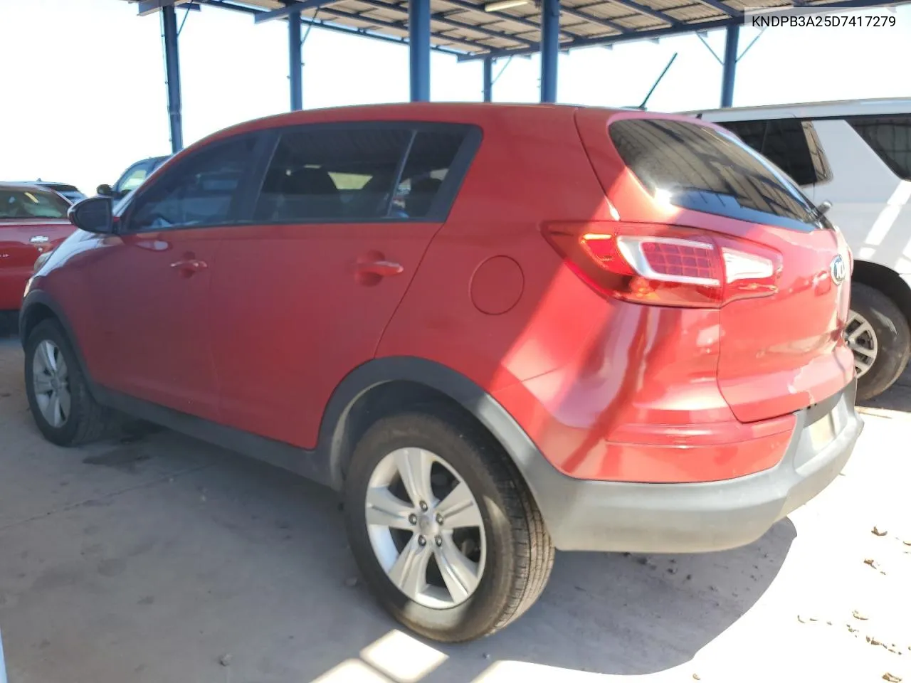 2013 Kia Sportage Base VIN: KNDPB3A25D7417279 Lot: 68119204