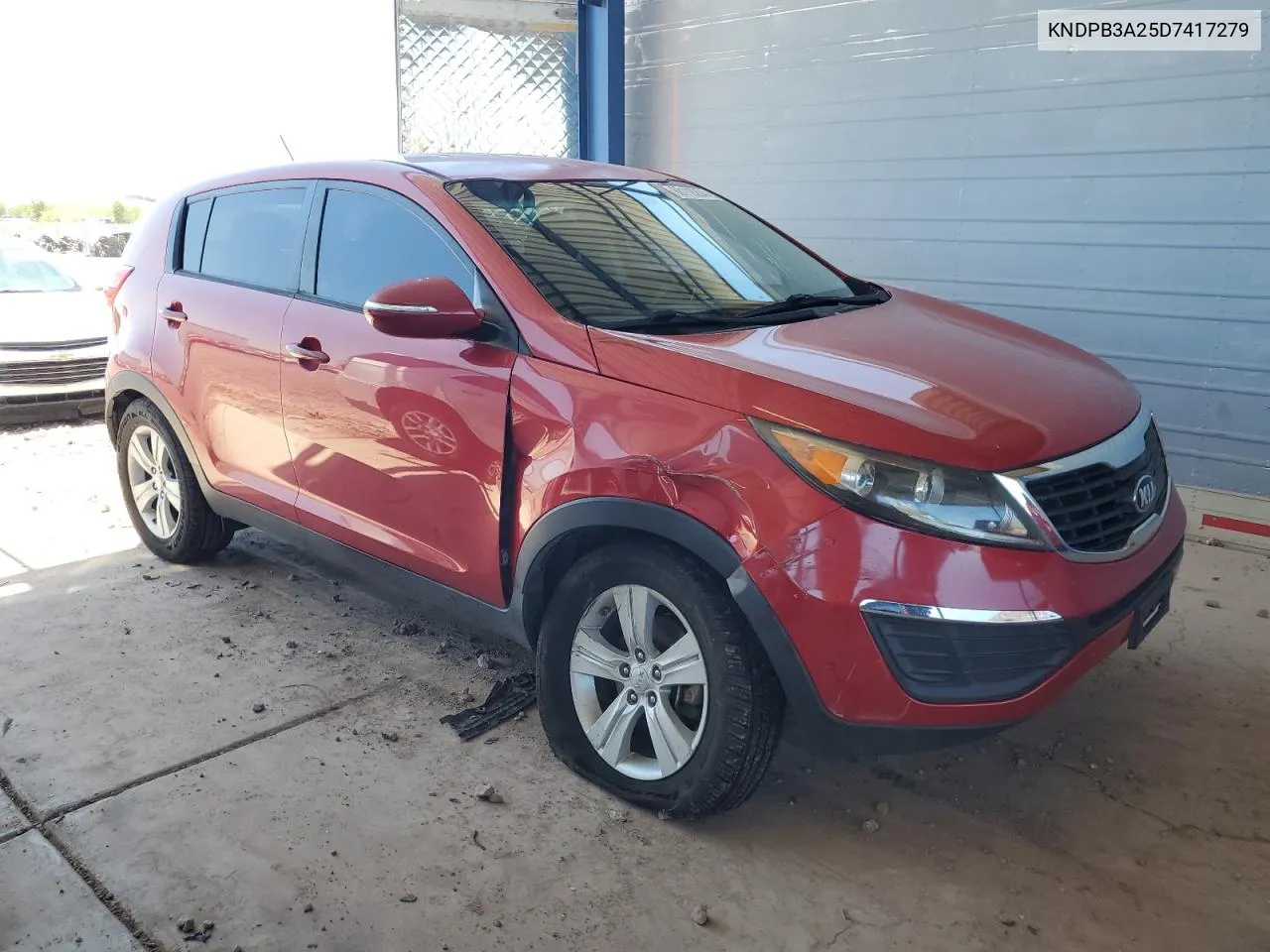 2013 Kia Sportage Base VIN: KNDPB3A25D7417279 Lot: 68119204