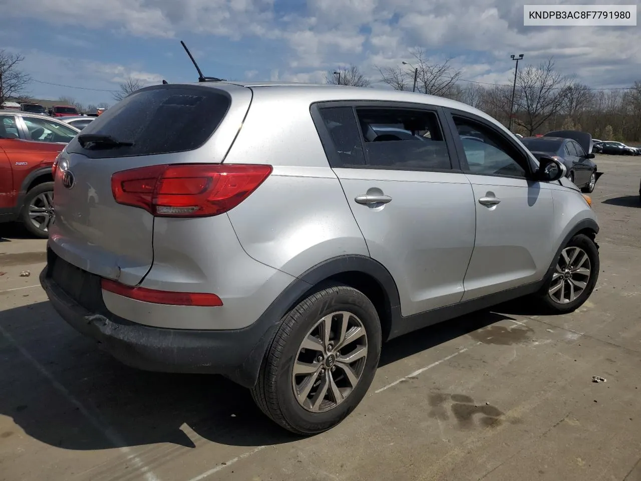 2015 Kia Sportage Lx VIN: KNDPB3AC8F7791980 Lot: 47960784