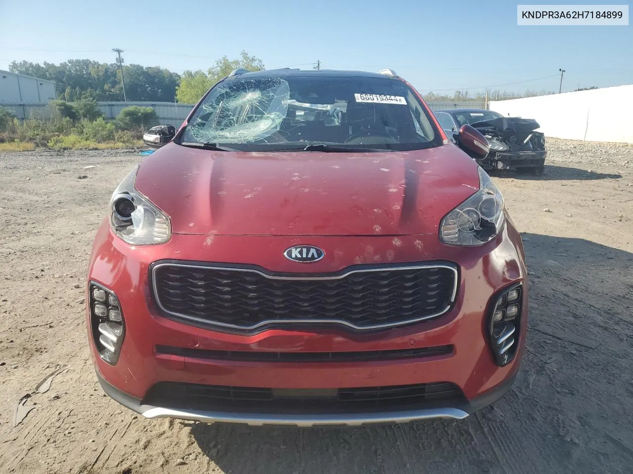 2017 Kia Sportage Sx VIN: KNDPR3A62H7184899 Lot: 68019344