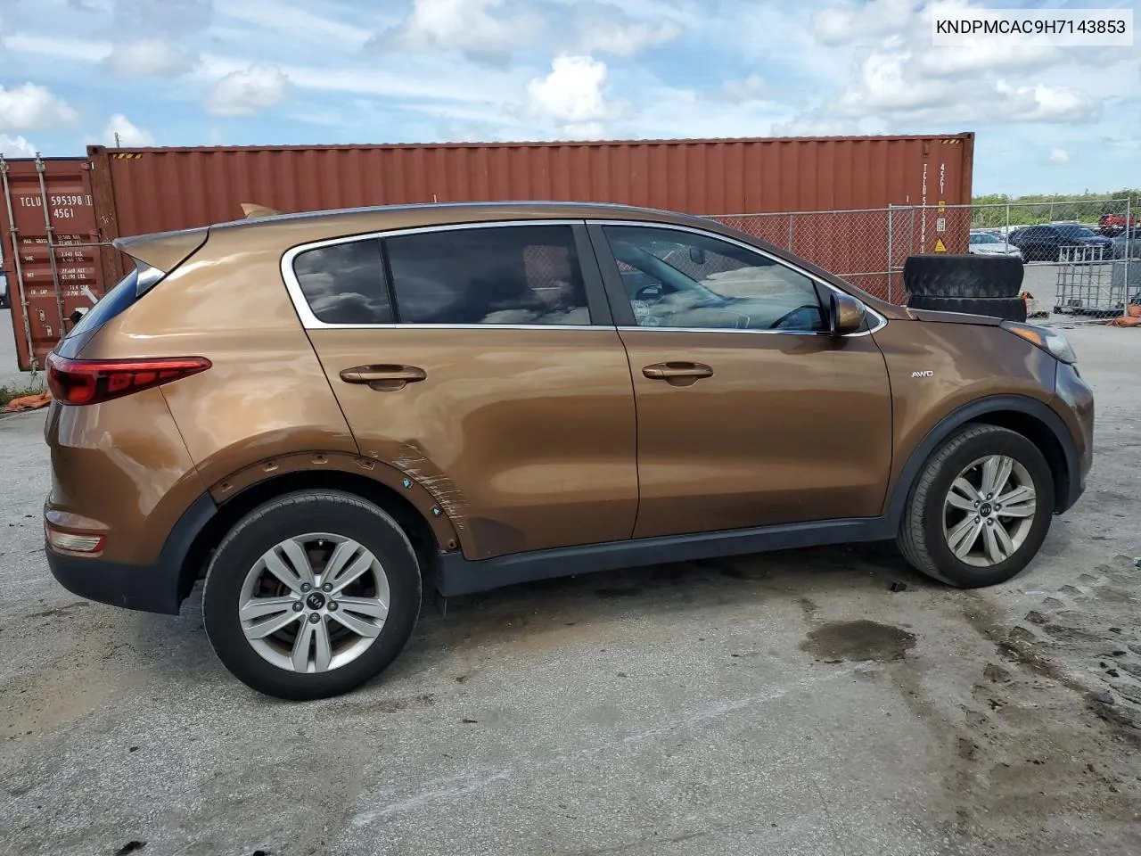 KNDPMCAC9H7143853 2017 Kia Sportage Lx