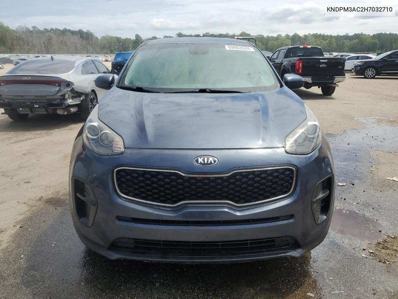 2017 Kia Sportage Lx VIN: KNDPM3AC2H7032710 Lot: 69963524