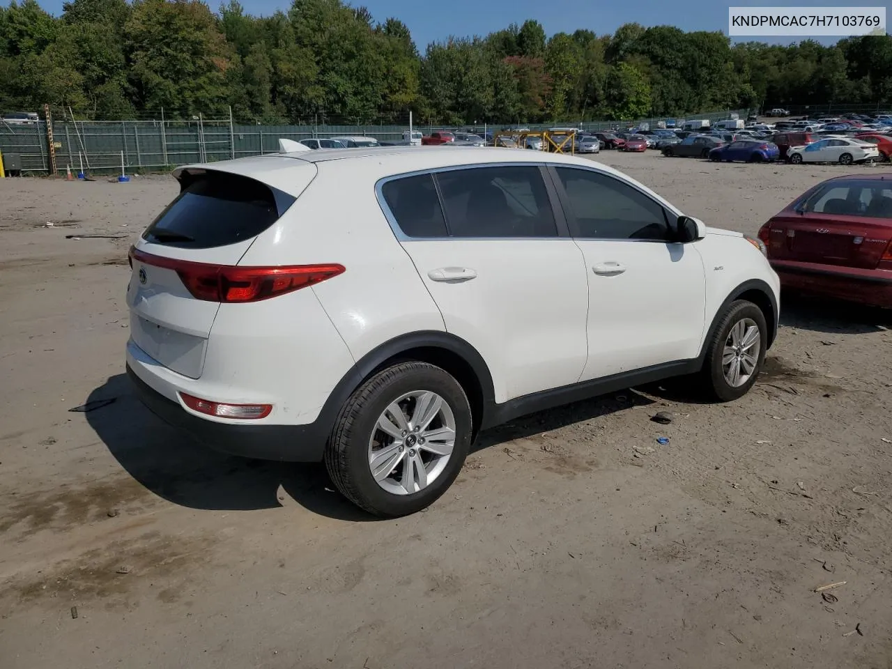 KNDPMCAC7H7103769 2017 Kia Sportage Lx