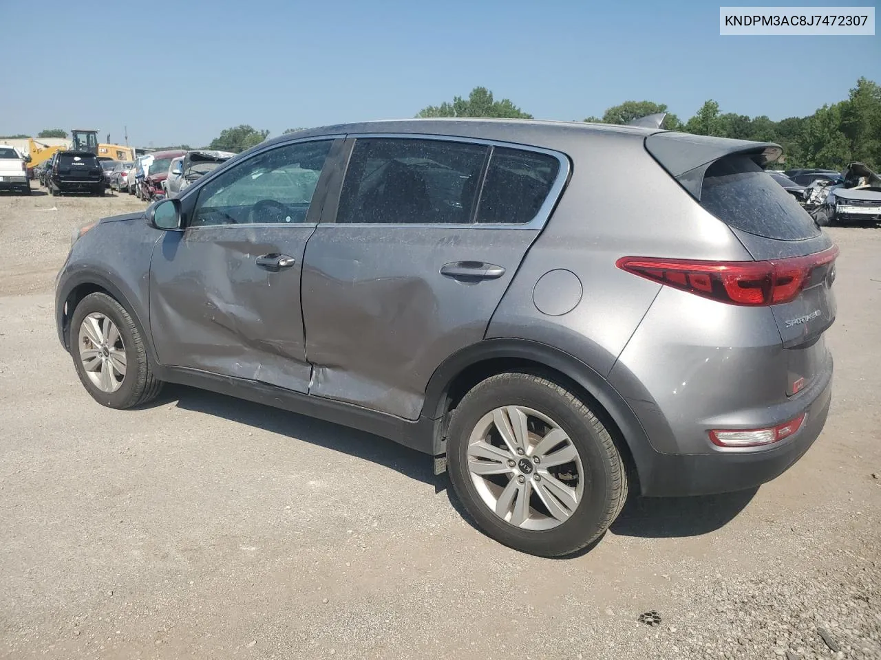 2018 Kia Sportage Lx VIN: KNDPM3AC8J7472307 Lot: 68857304