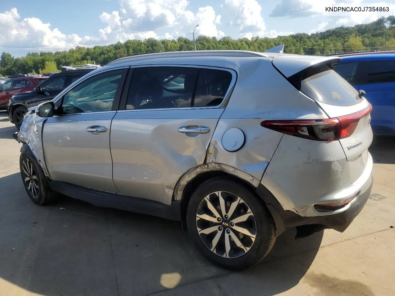 KNDPNCAC0J7354863 2018 Kia Sportage Ex