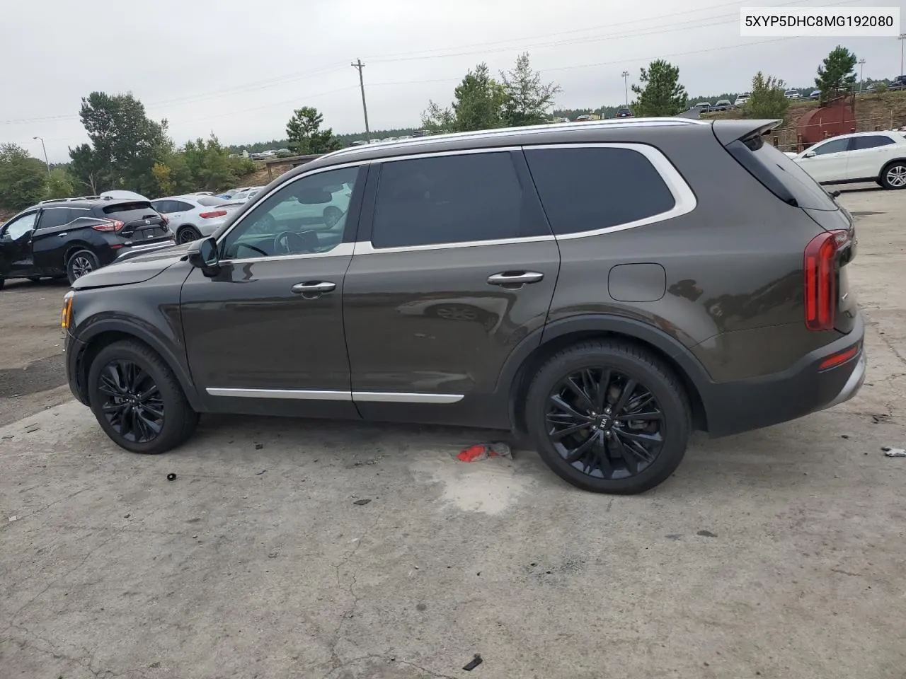 2021 Kia Telluride Sx VIN: 5XYP5DHC8MG192080 Lot: 70225324