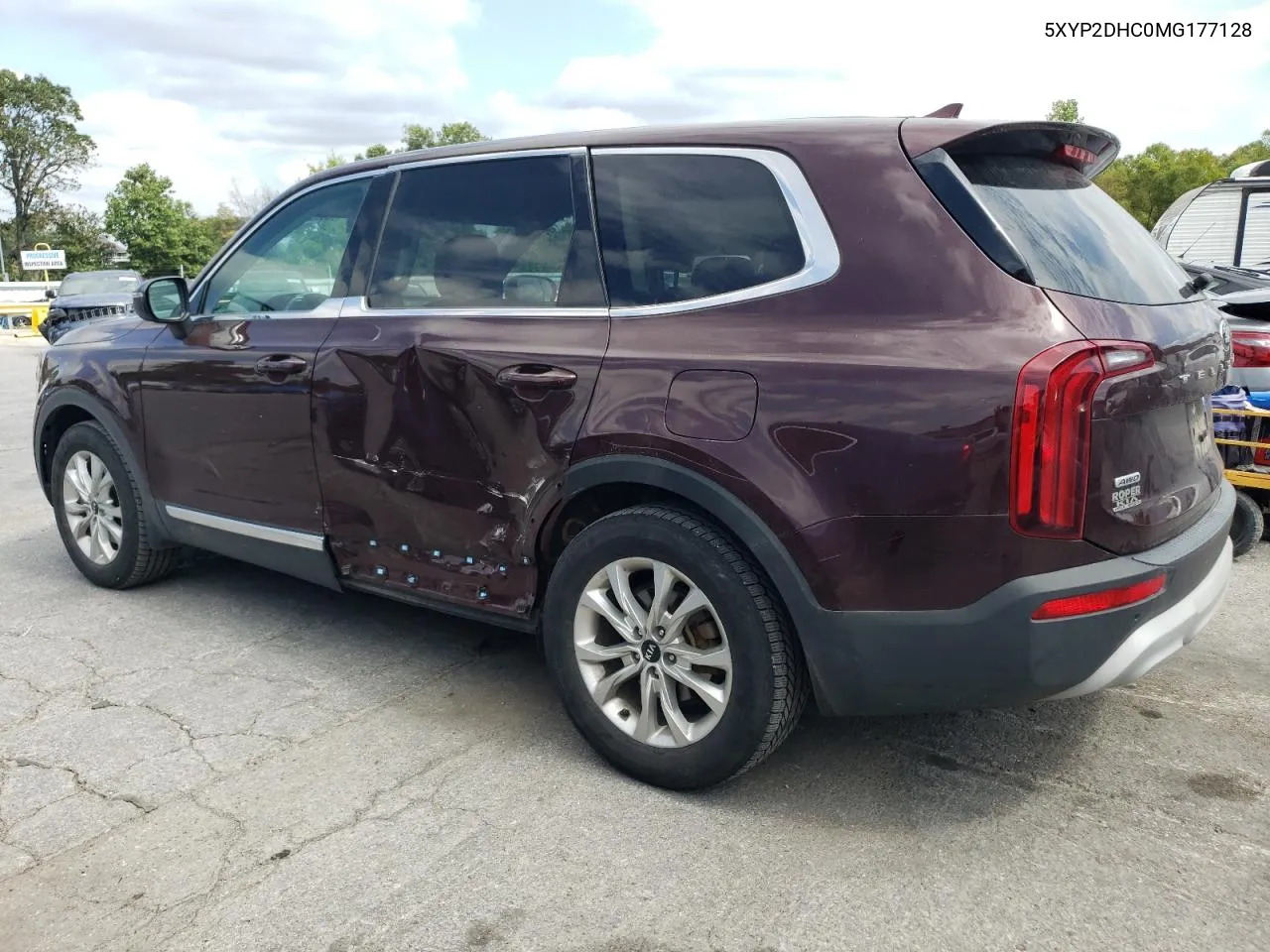 2021 Kia Telluride Lx VIN: 5XYP2DHC0MG177128 Lot: 70393454