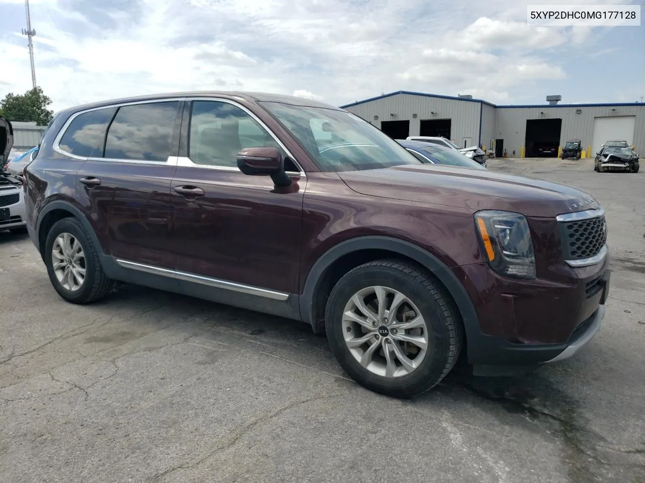 2021 Kia Telluride Lx VIN: 5XYP2DHC0MG177128 Lot: 70393454