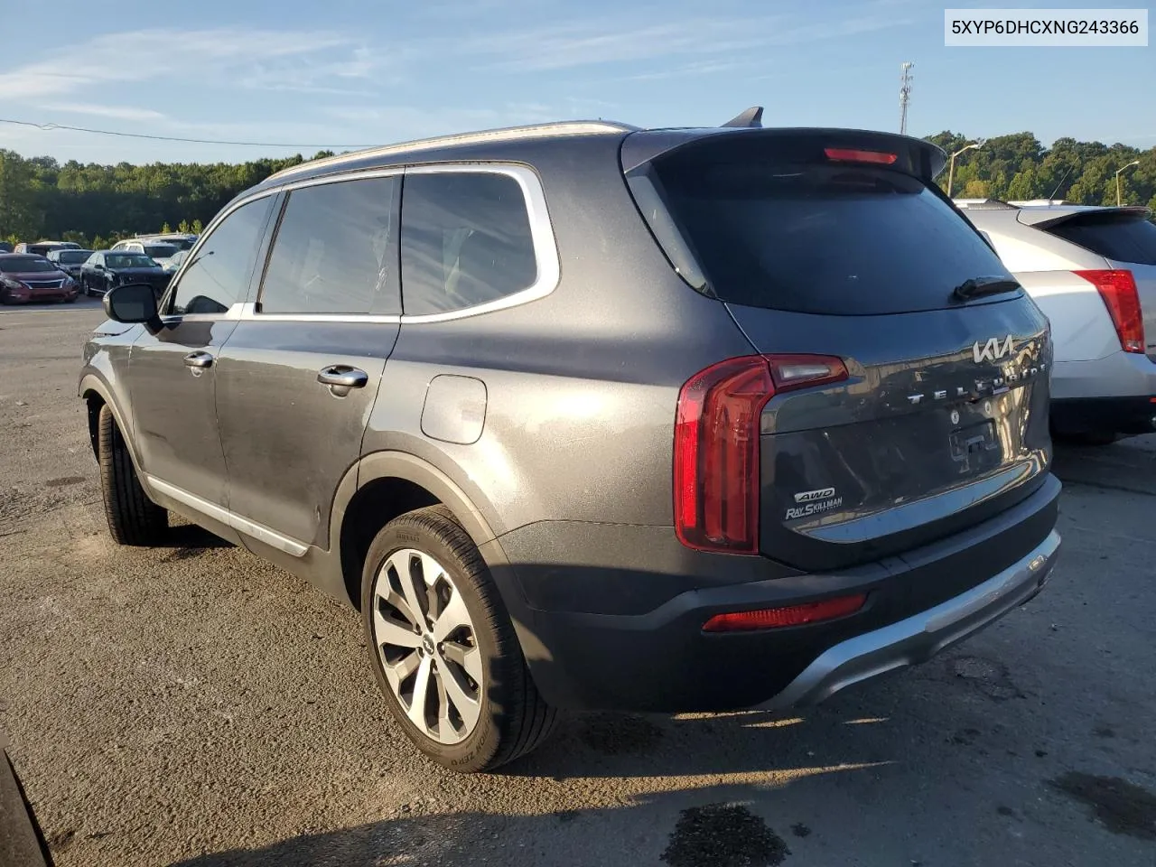 5XYP6DHCXNG243366 2022 Kia Telluride S