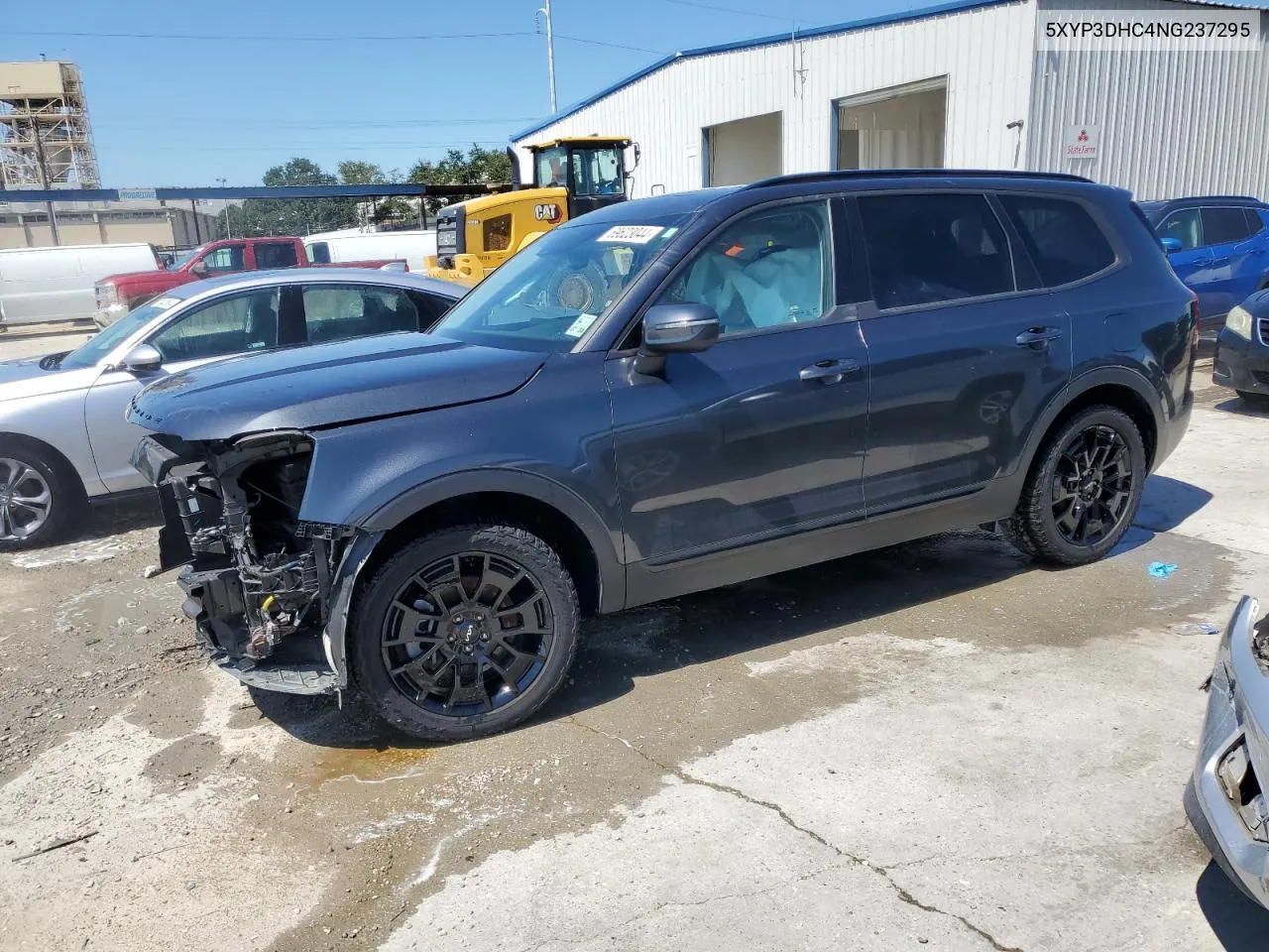 2022 Kia Telluride Ex VIN: 5XYP3DHC4NG237295 Lot: 69623044