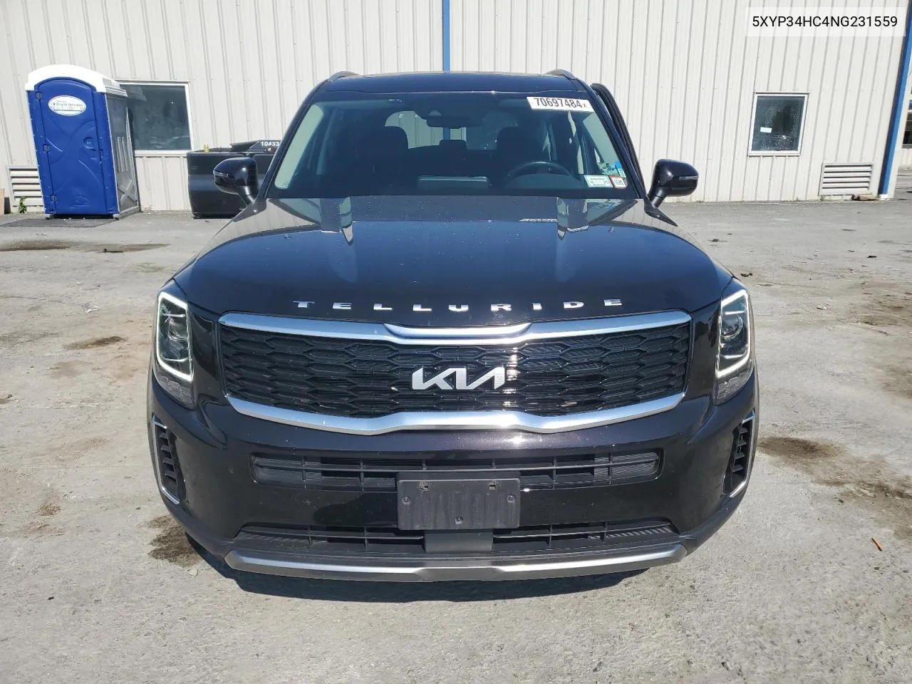 2022 Kia Telluride Ex VIN: 5XYP34HC4NG231559 Lot: 70697484