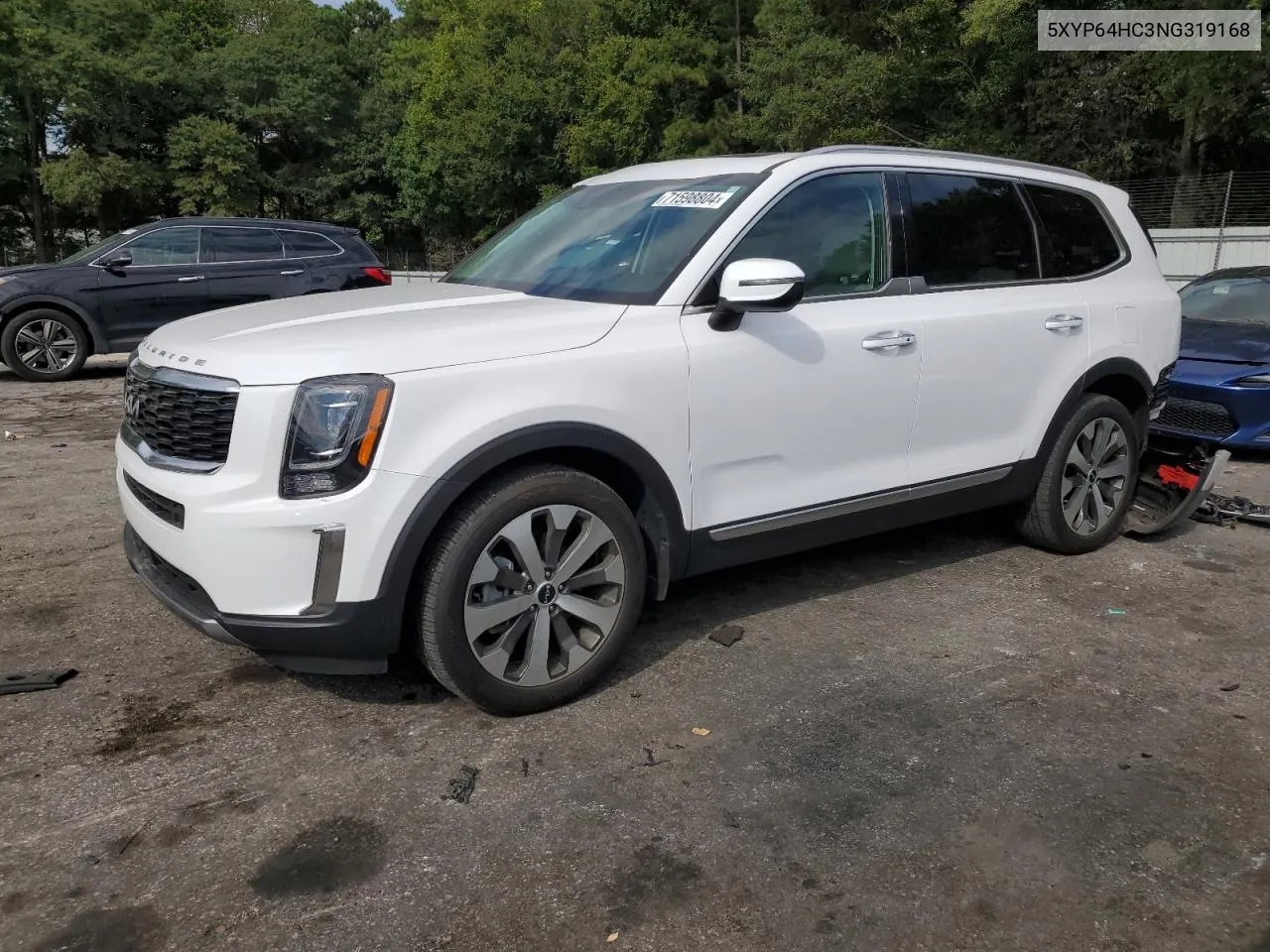 5XYP64HC3NG319168 2022 Kia Telluride S