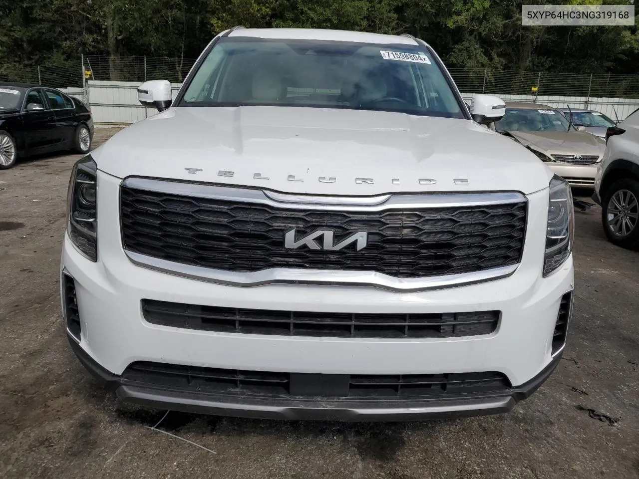 5XYP64HC3NG319168 2022 Kia Telluride S