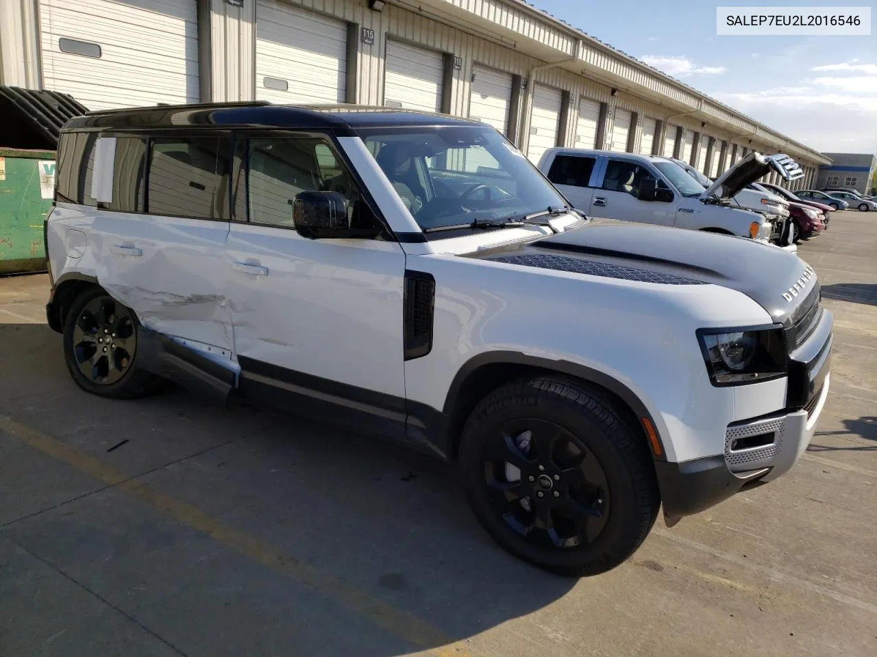 2020 Land Rover Defender 110 Se VIN: SALEP7EU2L2016546 Lot: 50998654