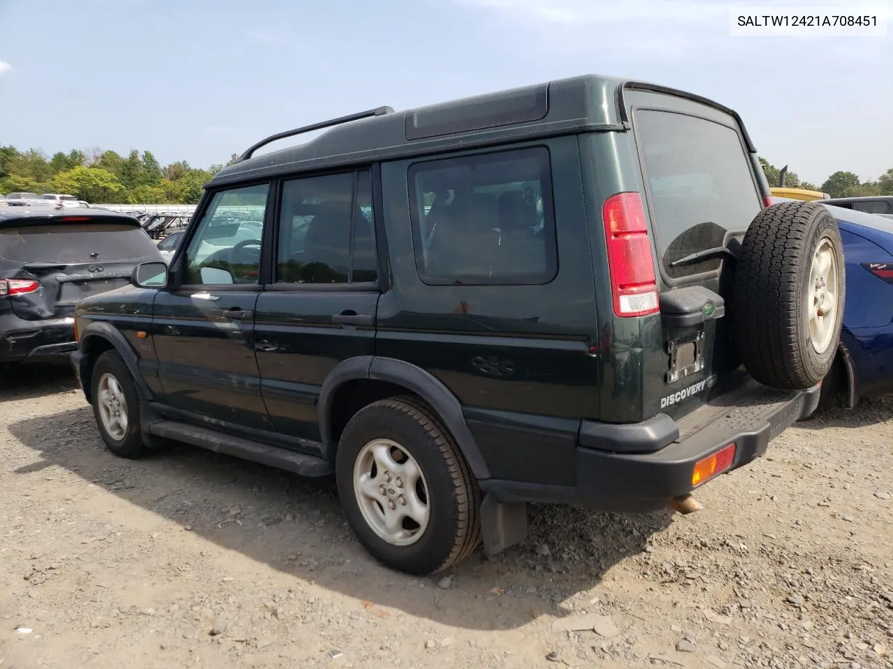 2001 Land Rover Discovery Ii Se VIN: SALTW12421A708451 Lot: 70932804