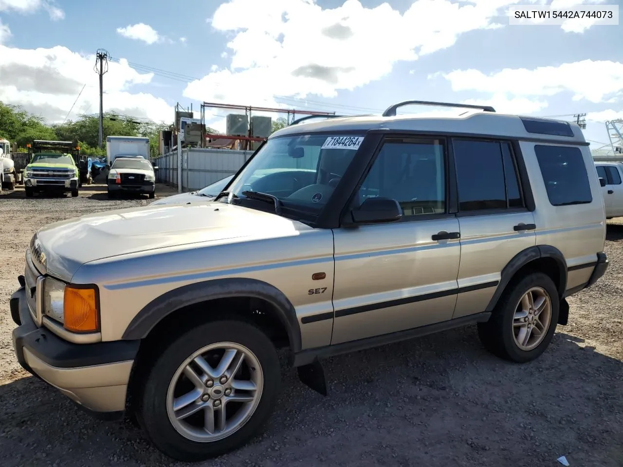 2002 Land Rover Discovery Ii Se VIN: SALTW15442A744073 Lot: 71844264