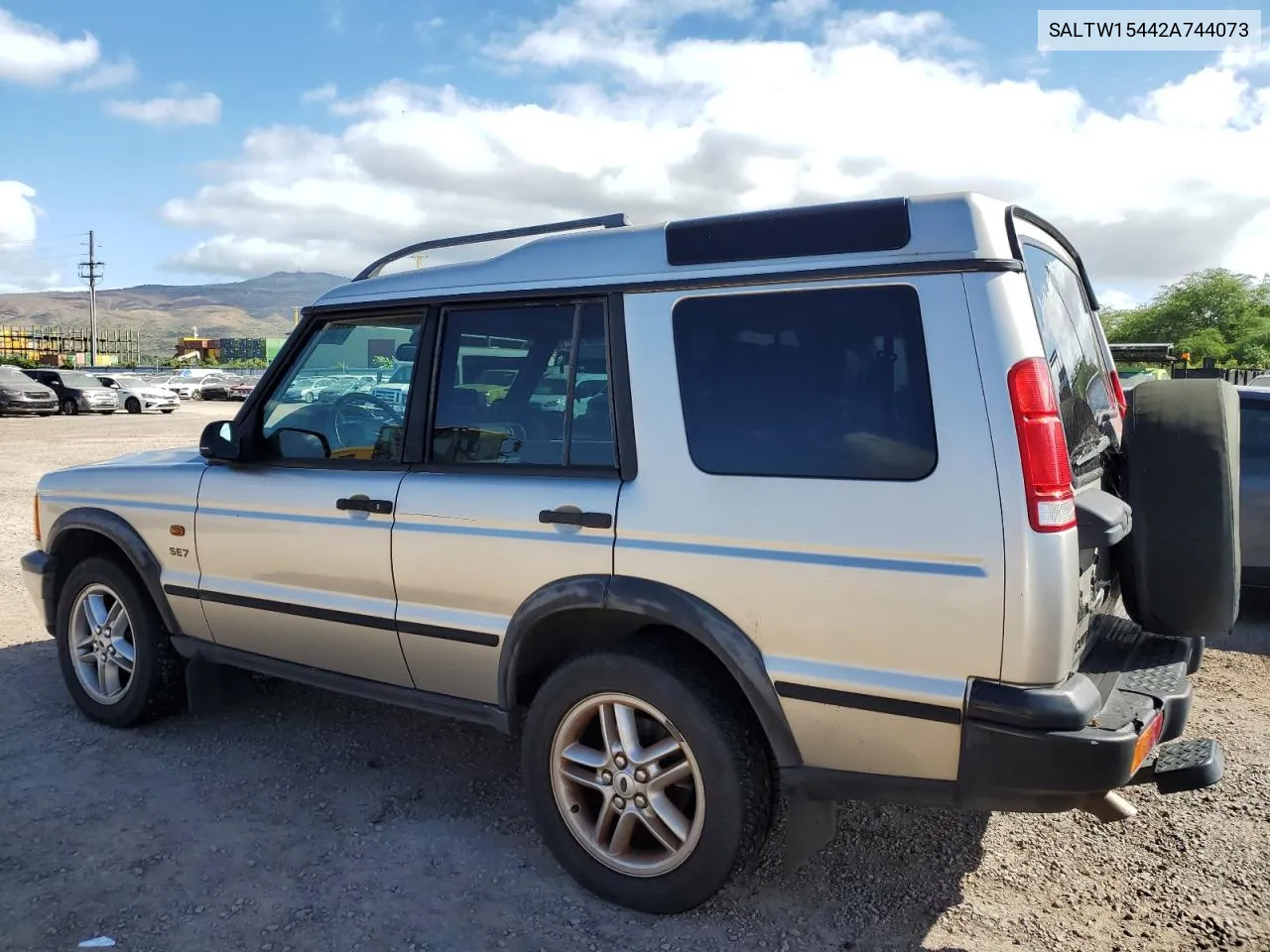 2002 Land Rover Discovery Ii Se VIN: SALTW15442A744073 Lot: 71844264