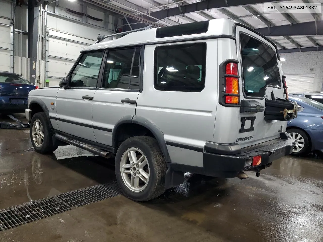 2003 Land Rover Discovery Ii Se VIN: SALTY16493A801832 Lot: 58690064