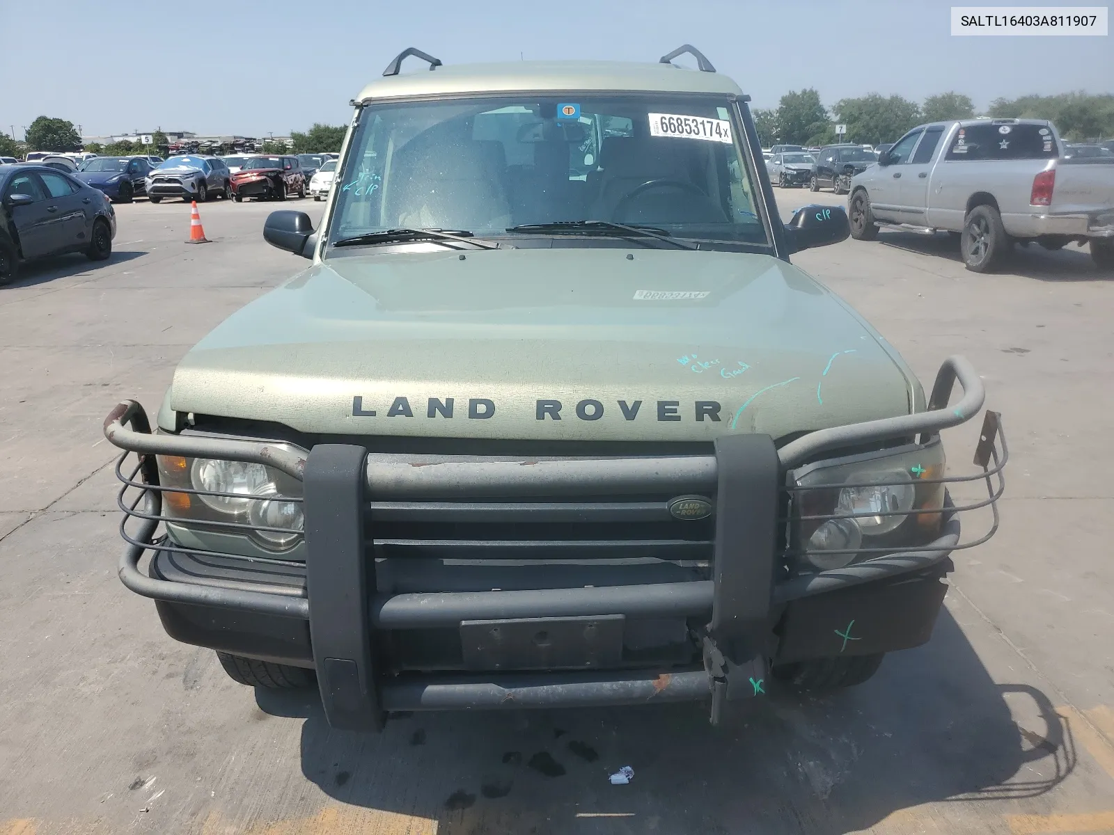 2003 Land Rover Discovery Ii S VIN: SALTL16403A811907 Lot: 66853174