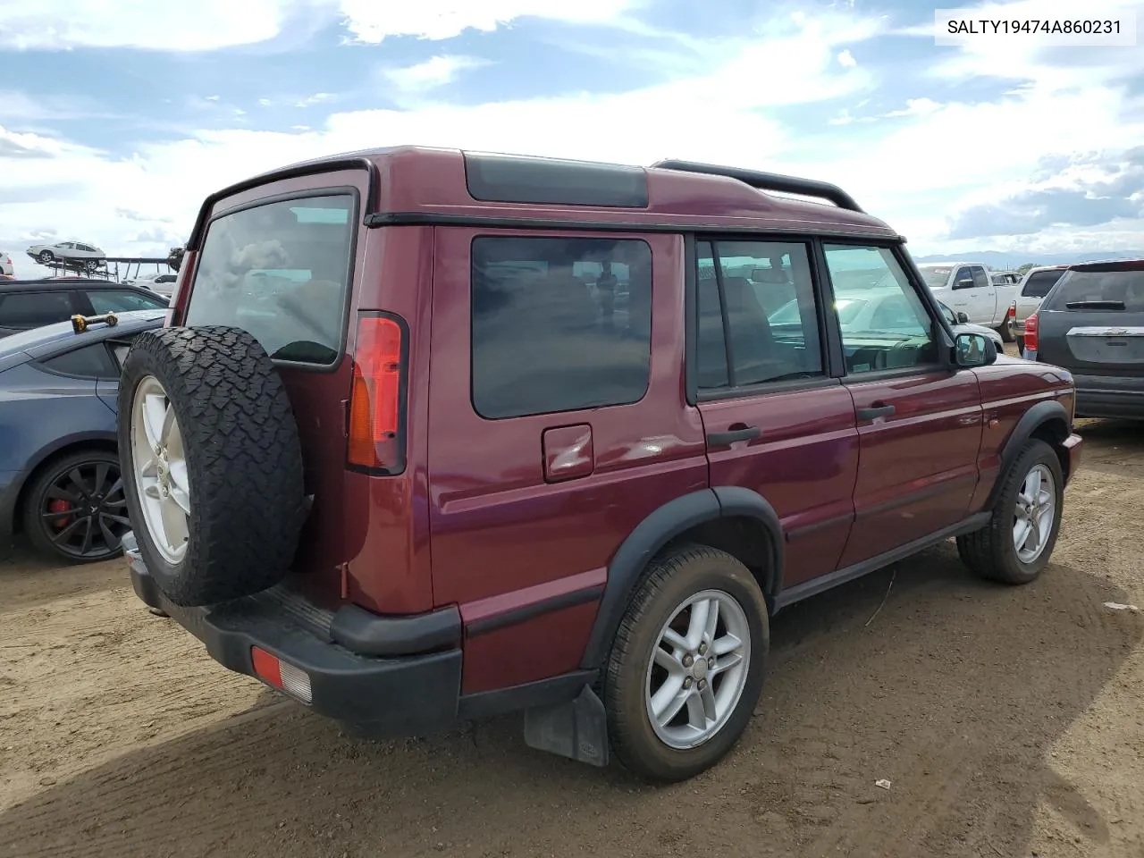 2004 Land Rover Discovery Ii Se VIN: SALTY19474A860231 Lot: 69286094