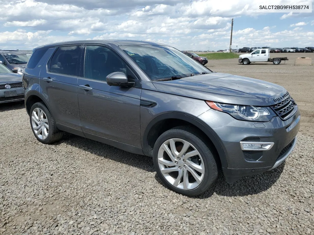 2015 Land Rover Discovery Sport Hse Luxury VIN: SALCT2BG9FH538774 Lot: 59275364