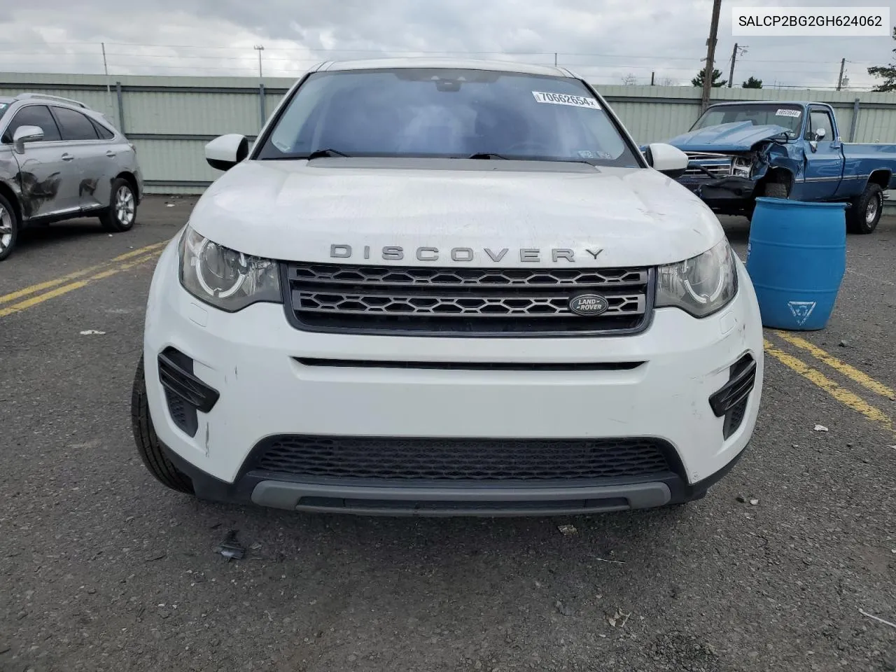 2016 Land Rover Discovery Sport Se VIN: SALCP2BG2GH624062 Lot: 70662654