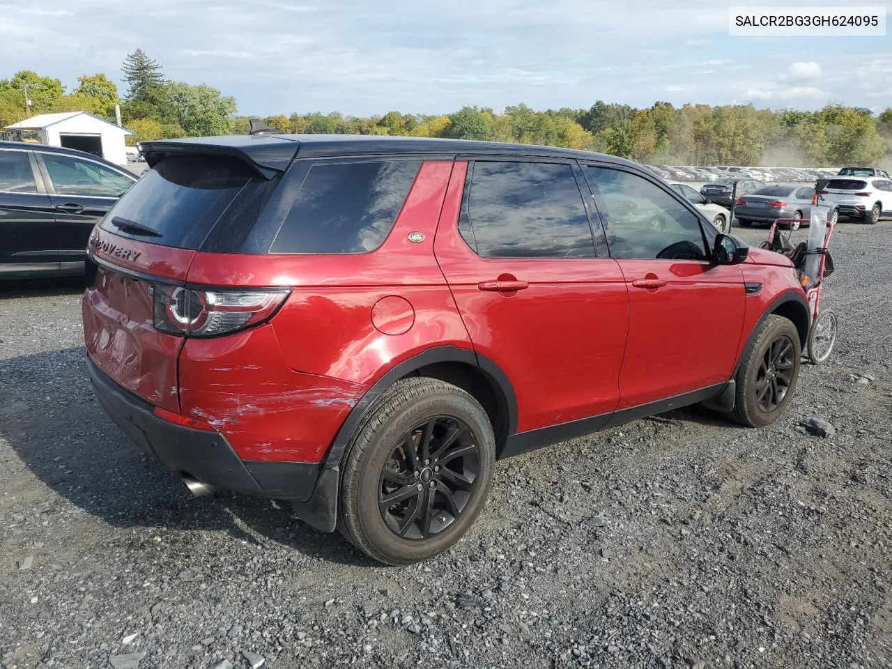 2016 Land Rover Discovery Sport Hse VIN: SALCR2BG3GH624095 Lot: 72172214