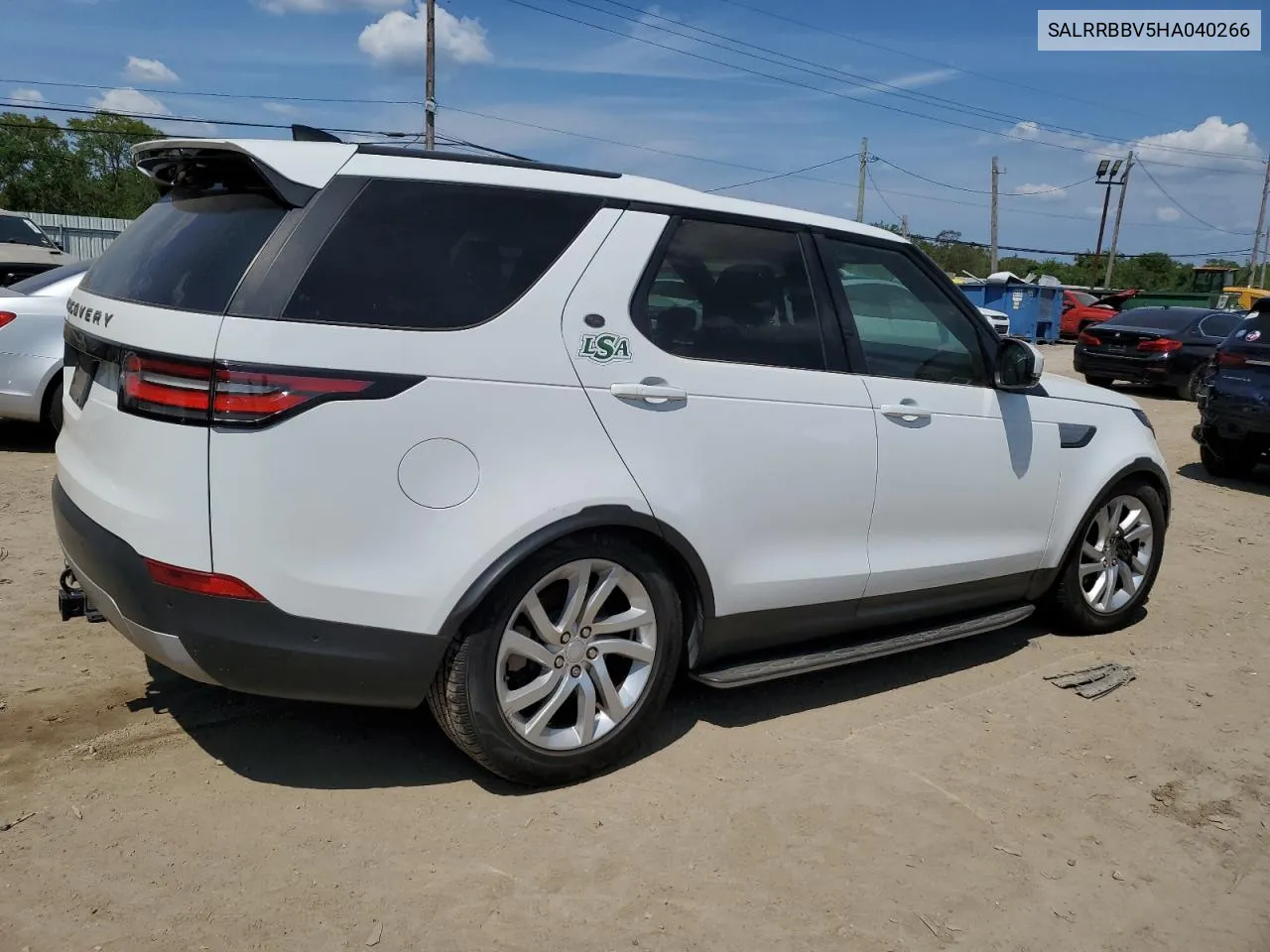 2017 Land Rover Discovery Hse VIN: SALRRBBV5HA040266 Lot: 69797864