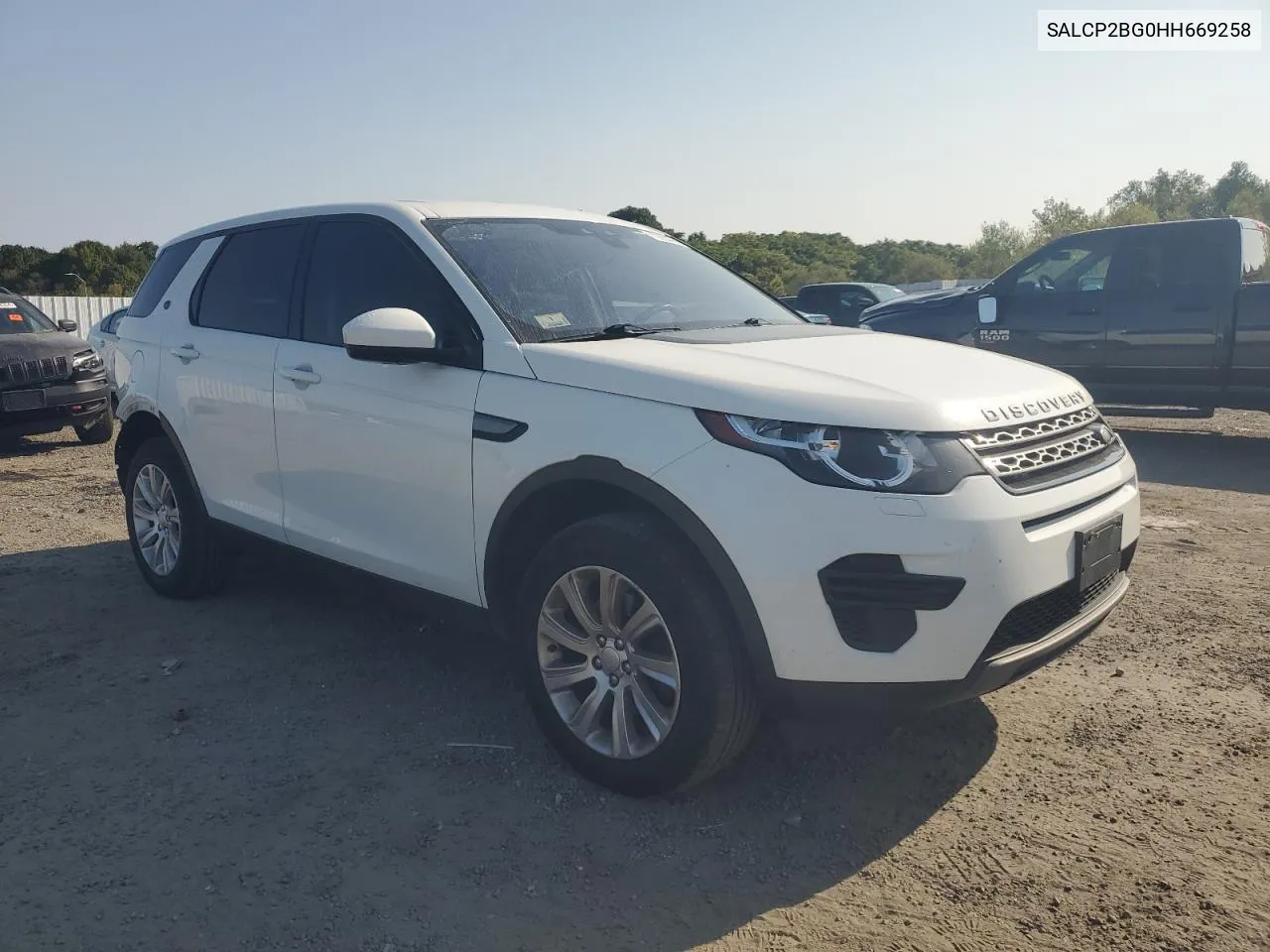 2017 Land Rover Discovery Sport Se VIN: SALCP2BG0HH669258 Lot: 70255474