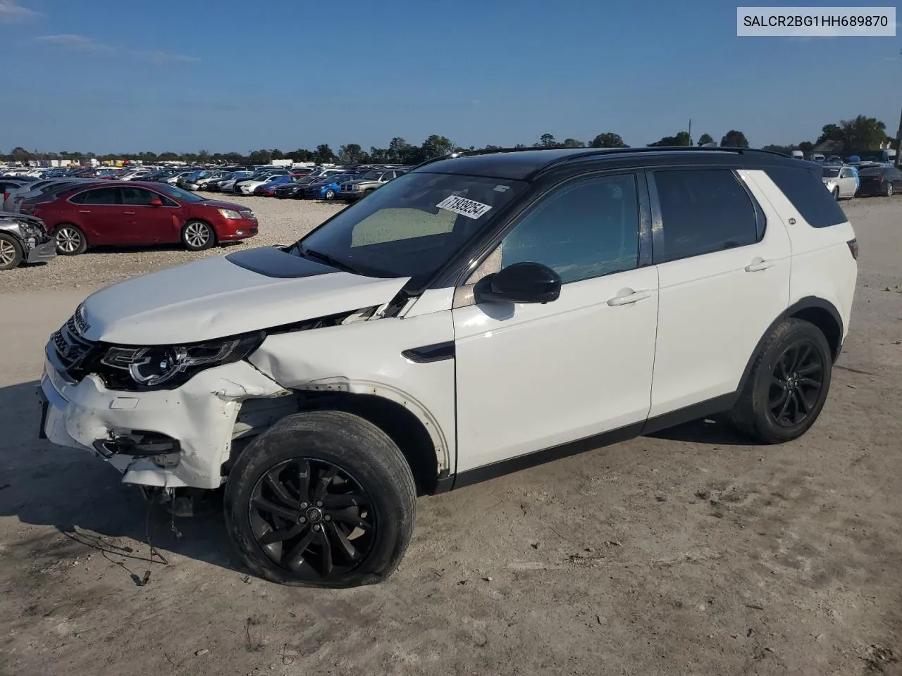 2017 Land Rover Discovery Sport Hse VIN: SALCR2BG1HH689870 Lot: 71939254