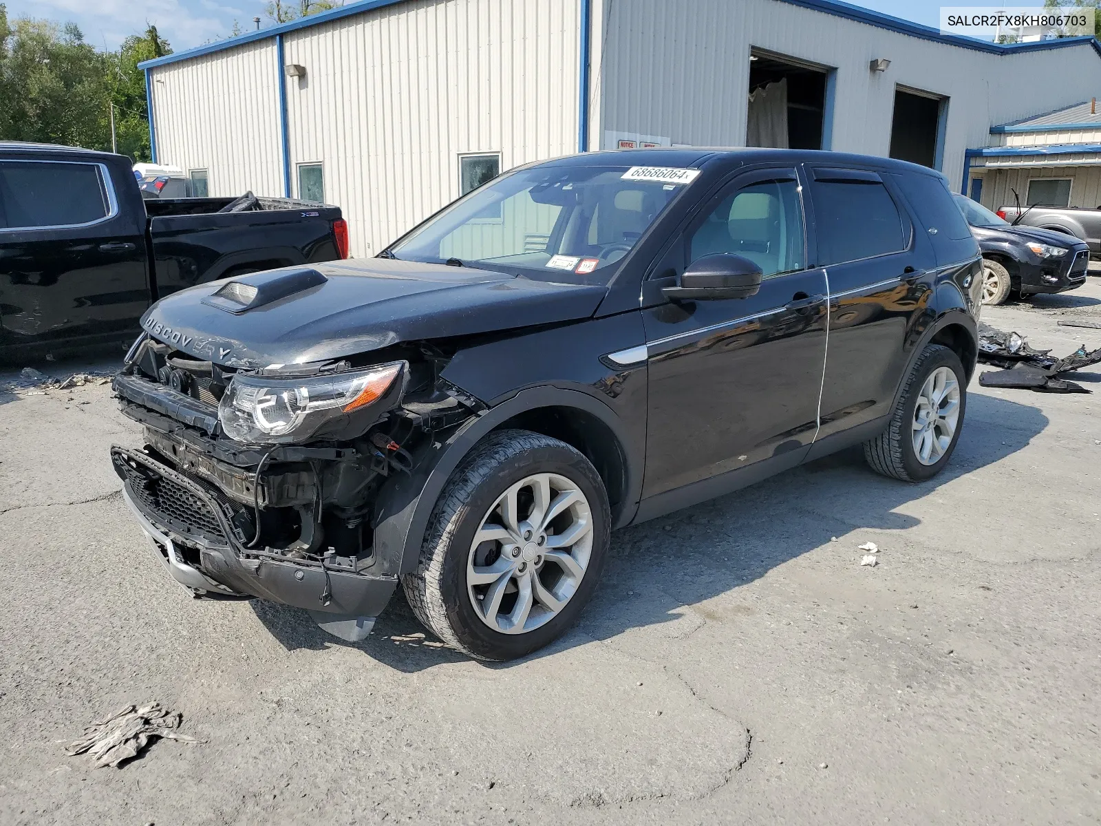 2019 Land Rover Discovery Sport Hse VIN: SALCR2FX8KH806703 Lot: 68686064