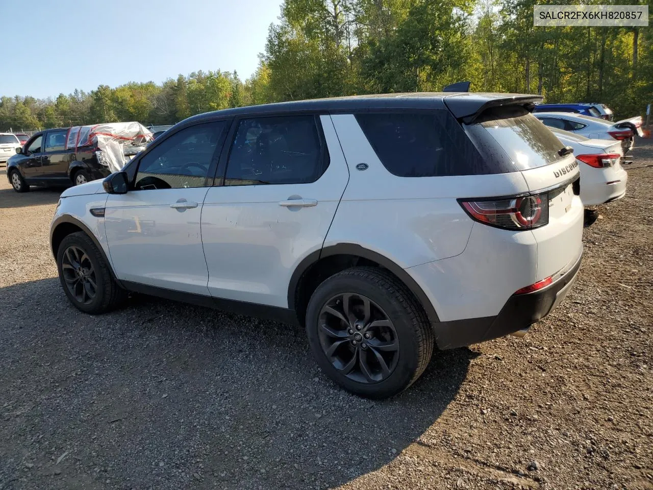 2019 Land Rover Discovery Sport Hse VIN: SALCR2FX6KH820857 Lot: 69822934