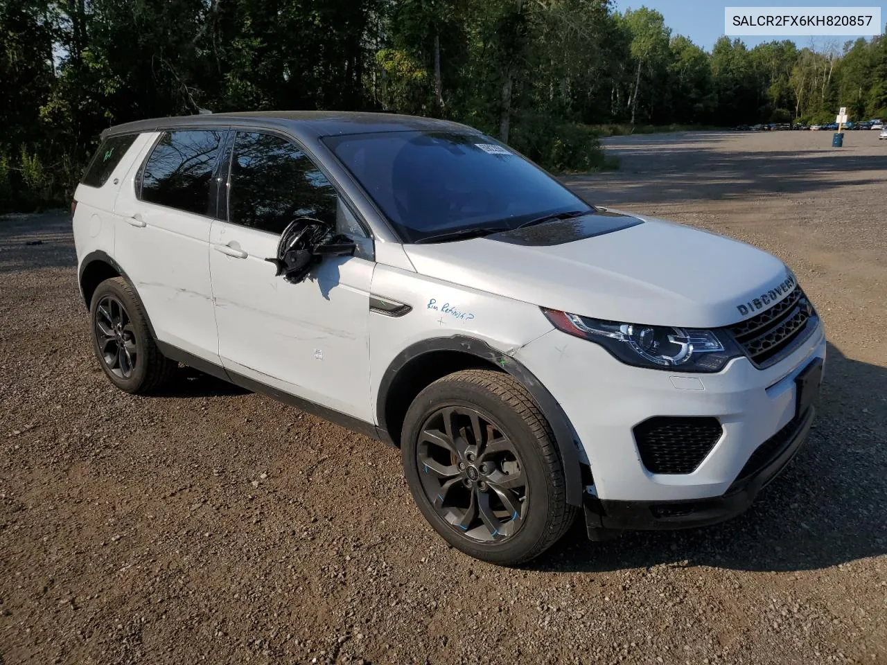 2019 Land Rover Discovery Sport Hse VIN: SALCR2FX6KH820857 Lot: 69822934