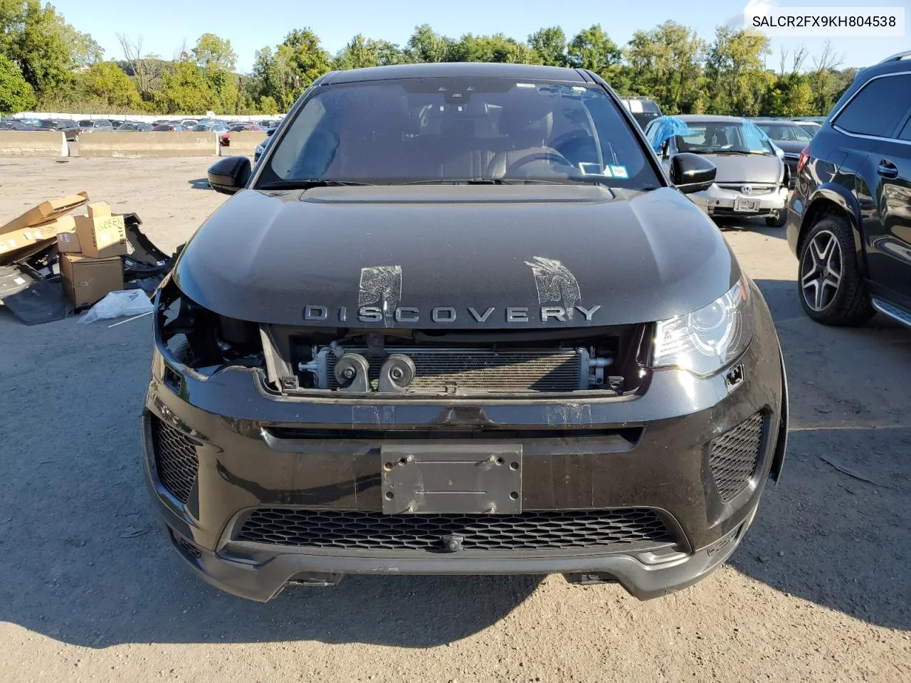 2019 Land Rover Discovery Sport Hse VIN: SALCR2FX9KH804538 Lot: 70409074