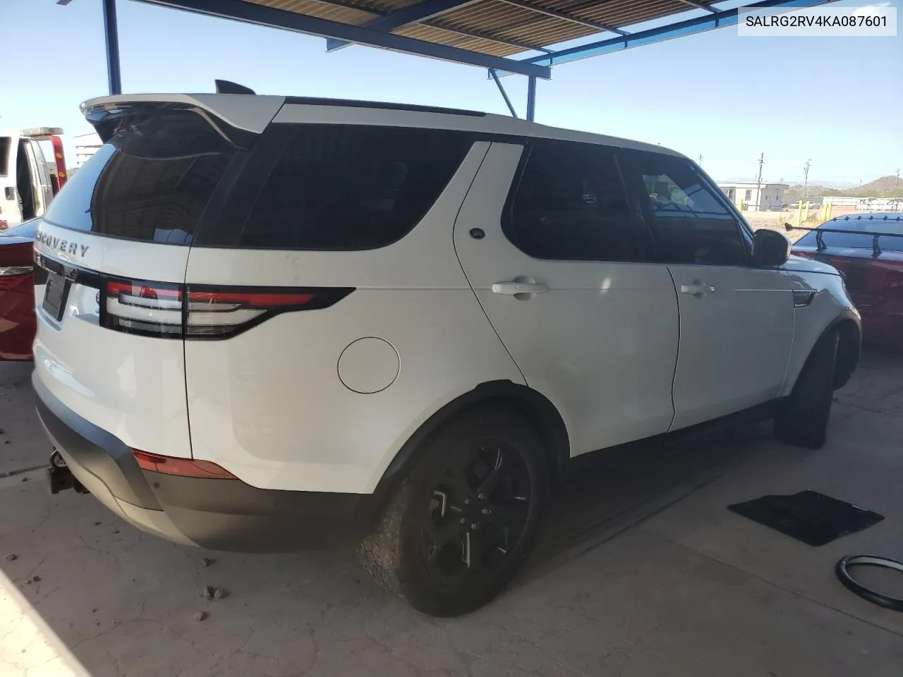 SALRG2RV4KA087601 2019 Land Rover Discovery Se