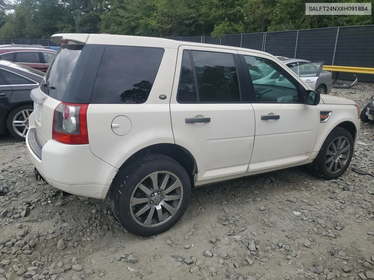 SALFT24NX8H091884 2008 Land Rover Lr2 Hse Technology