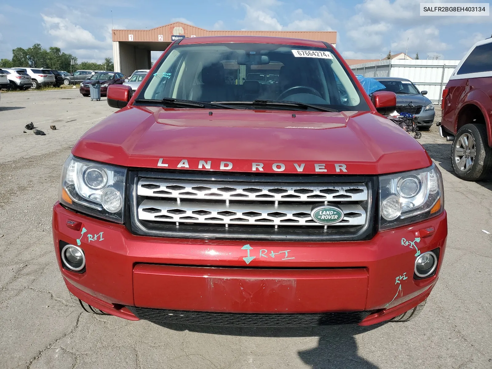 2014 Land Rover Lr2 Hse VIN: SALFR2BG8EH403134 Lot: 67664274