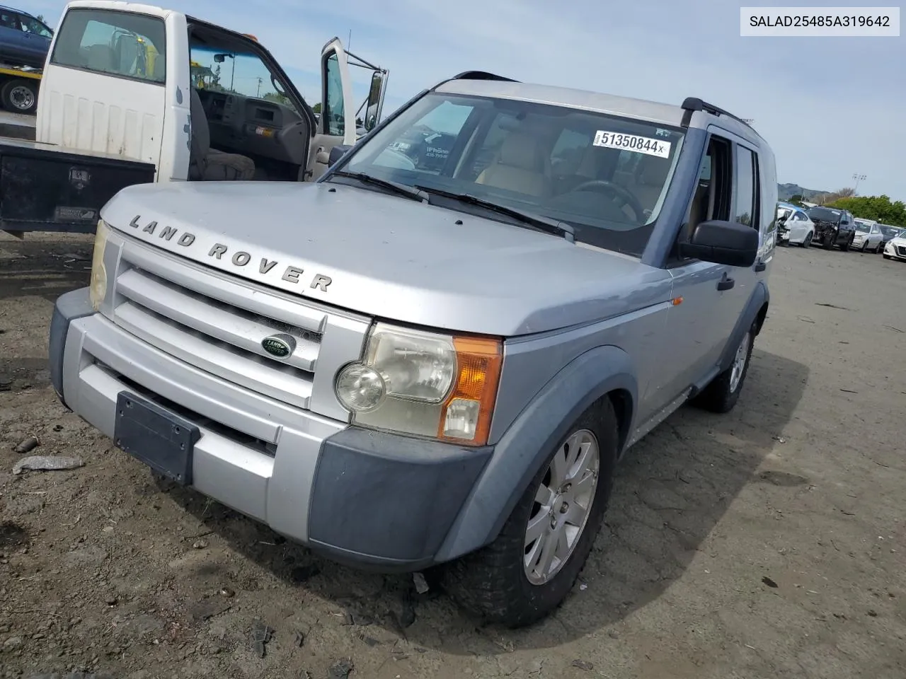 2005 Land Rover Lr3 Se VIN: SALAD25485A319642 Lot: 51350844