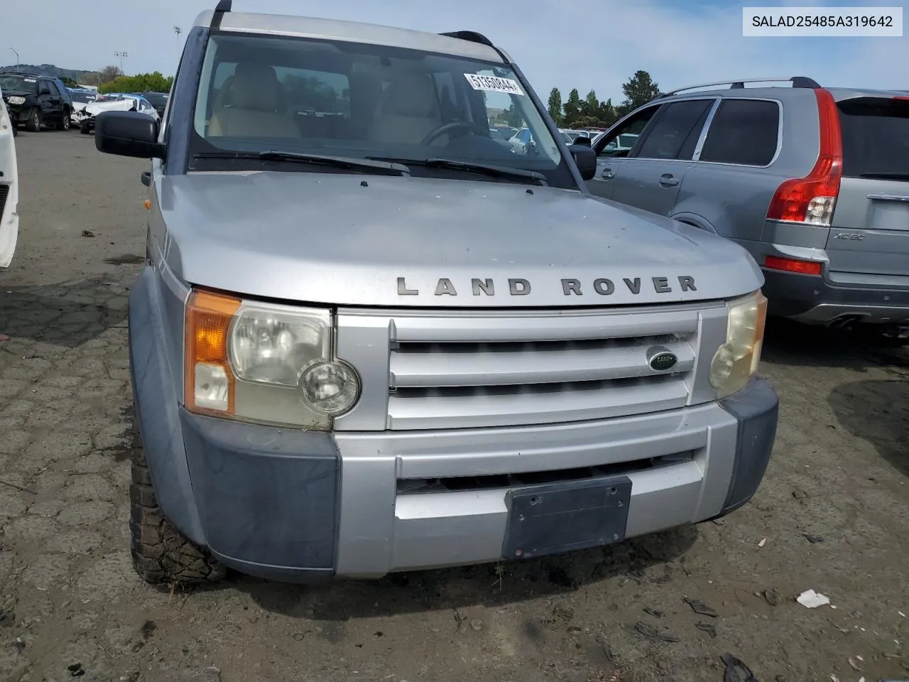 SALAD25485A319642 2005 Land Rover Lr3 Se