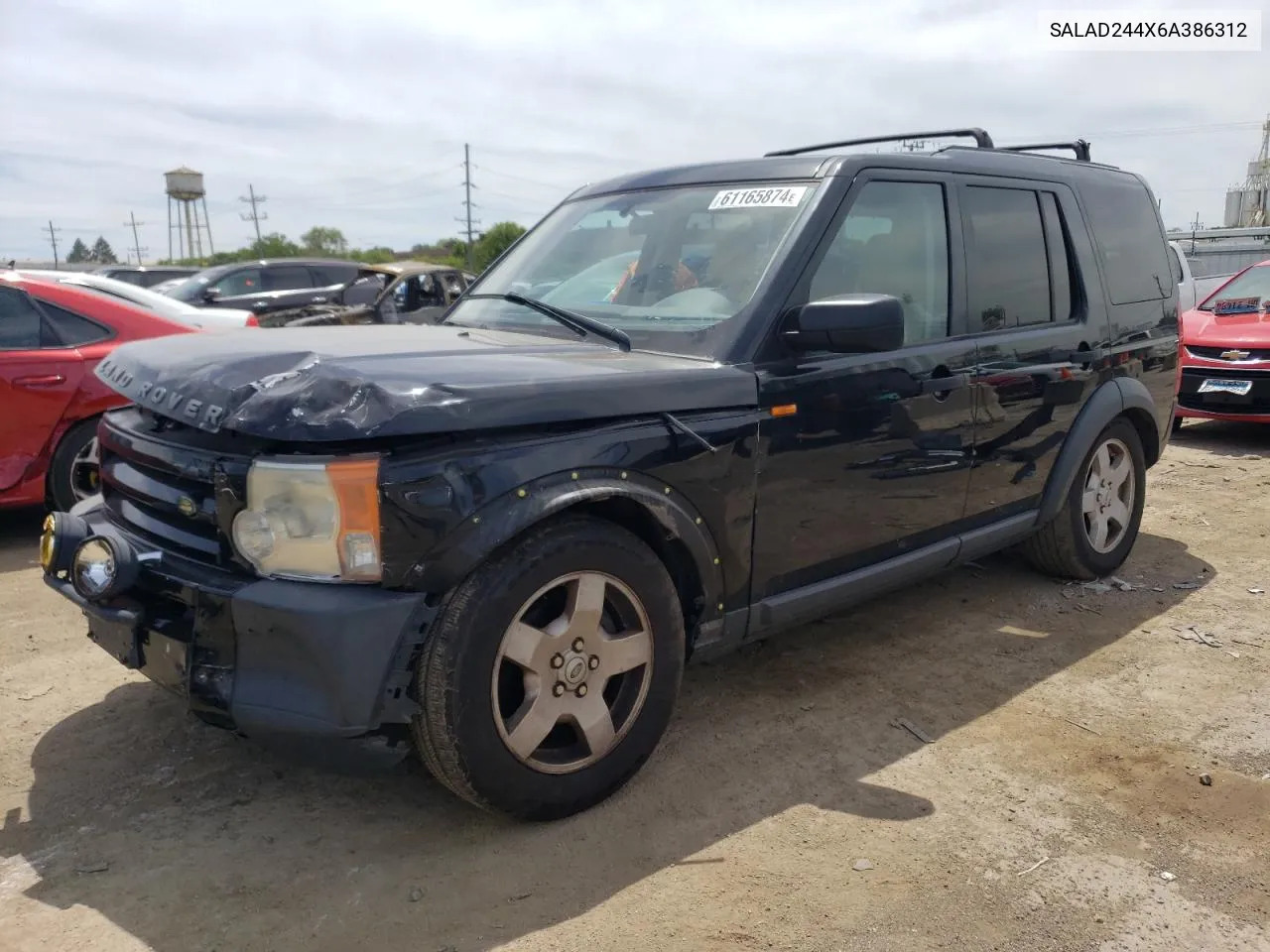 2006 Land Rover Lr3 Se VIN: SALAD244X6A386312 Lot: 61165874