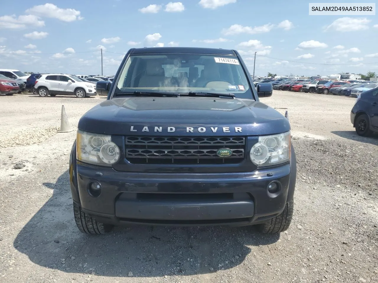 2010 Land Rover Lr4 Hse Plus VIN: SALAM2D49AA513852 Lot: 71474114