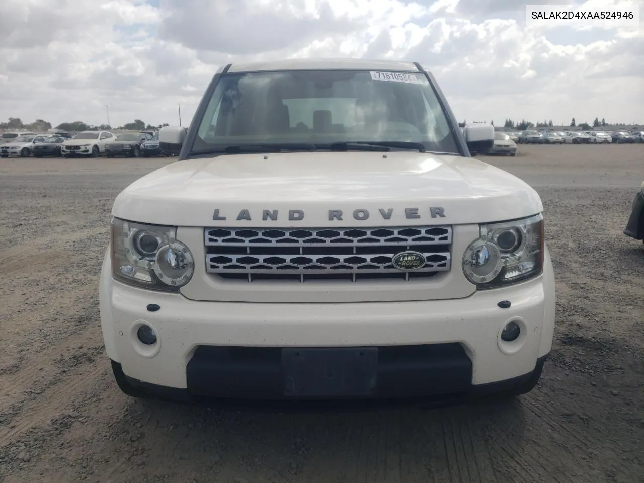 2010 Land Rover Lr4 Hse Luxury VIN: SALAK2D4XAA524946 Lot: 71610584