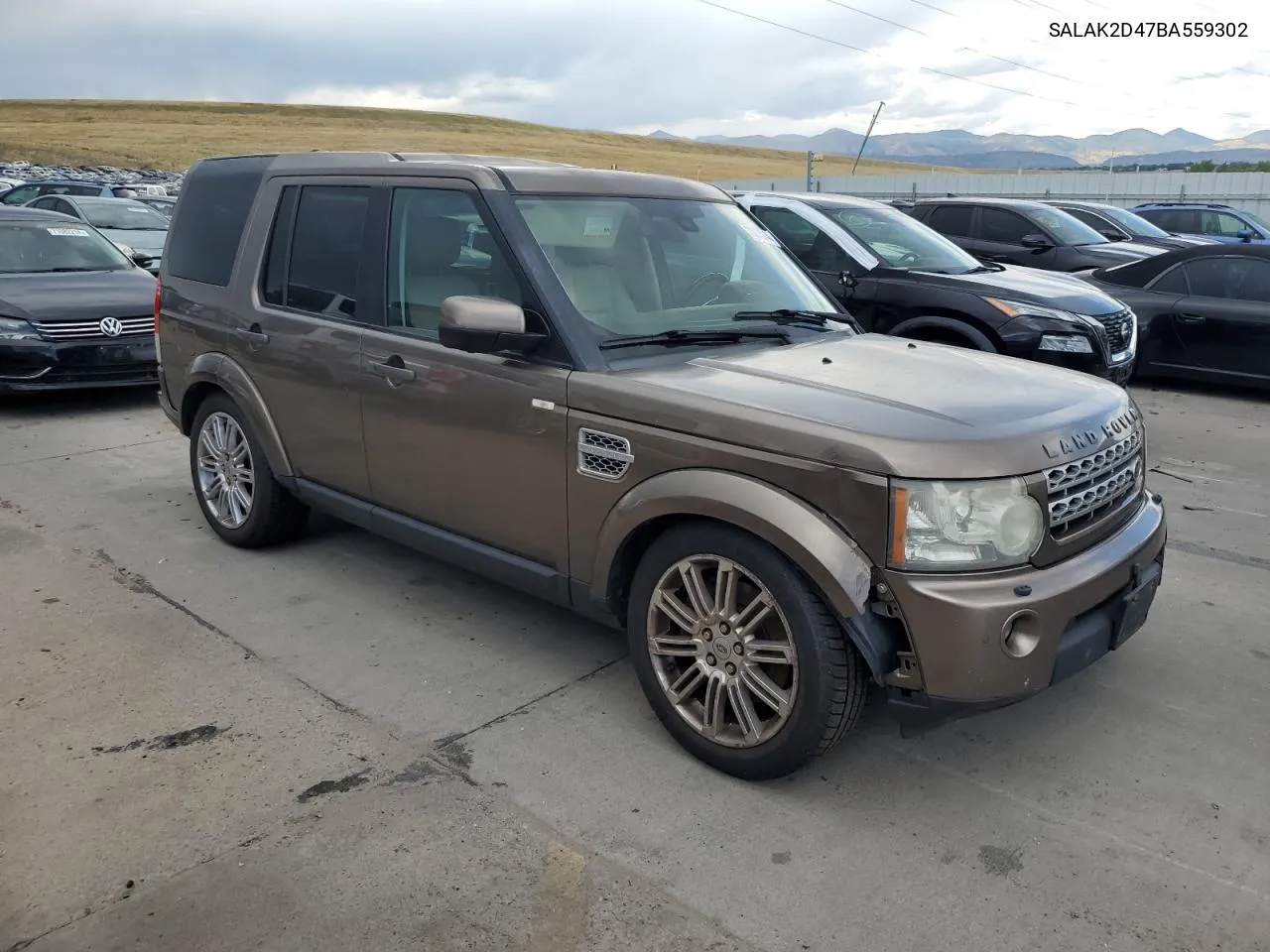 2011 Land Rover Lr4 Hse Luxury VIN: SALAK2D47BA559302 Lot: 70876844