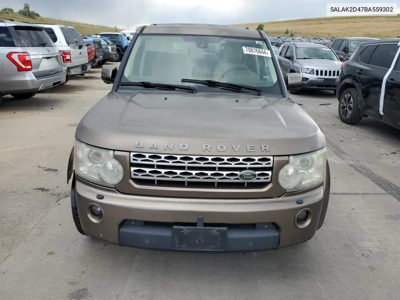 2011 Land Rover Lr4 Hse Luxury VIN: SALAK2D47BA559302 Lot: 70876844